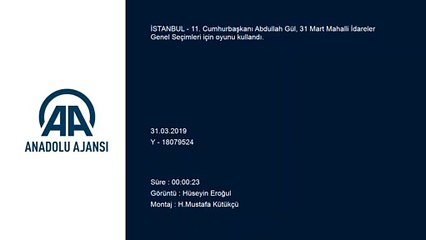 11. Cumhurbaşkanı Gül, oyunu kullandı - İSTANBUL