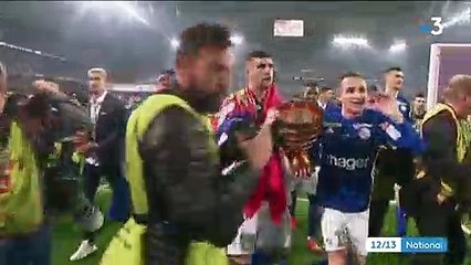 Football : Strasbourg remporte la Coupe de la Ligue à l'arraché