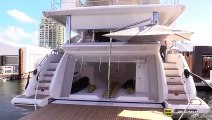 2019 Azimut Grande 27 Metri Luxury Yacht - Deck and Interior Walkaround - 2018 FLIBS