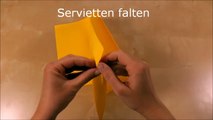 Servietten Falten Rose Lotus Blume Einfache Diy Origami