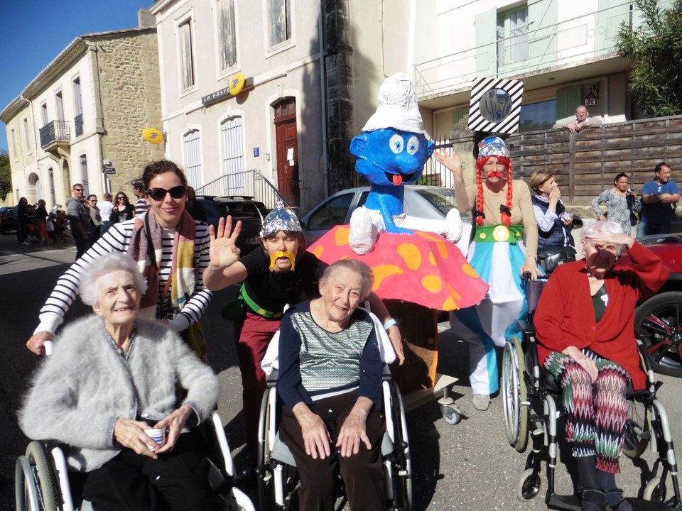 Jour de carnaval  à Aigues-Vives