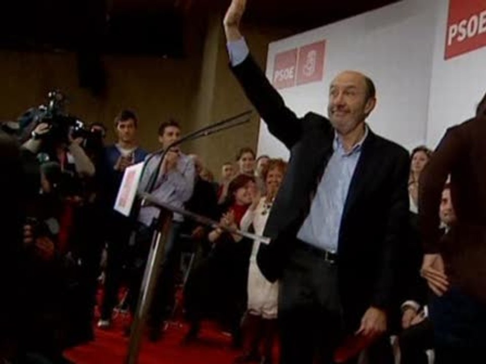Rubalcaba ofrece un proyecto de "cambio" y "unidad"