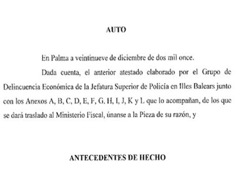 Iñaki Urdangarín, imputado