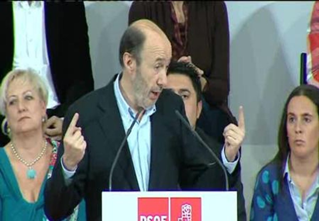 Rubalcaba: "Cambio y Unidad, estas dos palabras resumen mi proyecto político para el partido"
