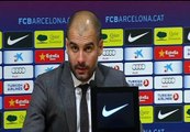 Guardiola, satisfecho con el gran partido de su equipo