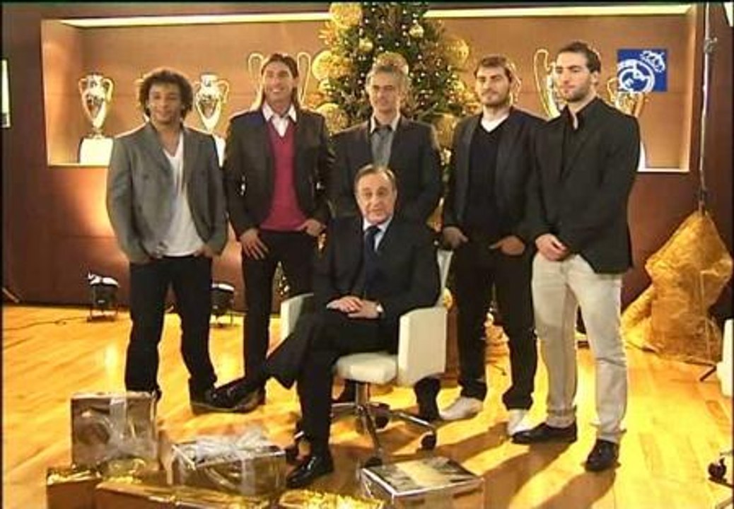 El Real Madrid felicita la Navidad a sus aficionados