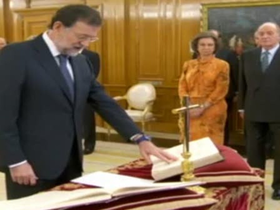 Mariano Rajoy jura su cargo ante el Rey