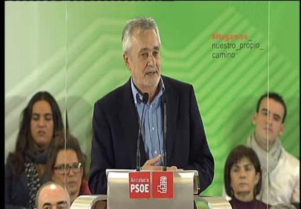 Griñán apela a "multiplicar esfuerzos" para hacer retroceder la "marea conservadora"