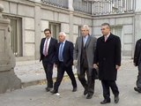 Entrada de Garzón al Tribunal Supremo para declarar