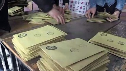 Oy sayım işlemi başladı - ŞANLIURFA