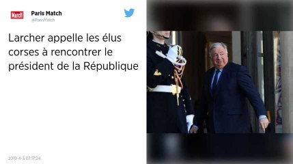 Gérard Larcher demande aux élus corses de ne pas boycotter la visite d'Emmanuel Macron