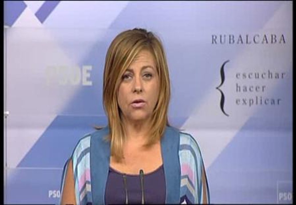 Elena Valenciano: "Hemos insisitido en que la cifras de déficit no se incluyan en la CE"