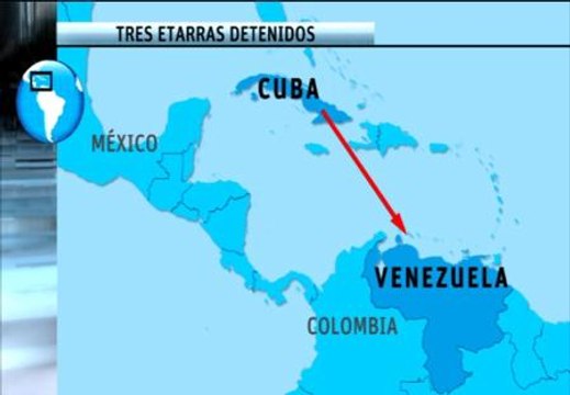 Tres históricos etarras detenidos en Venezuela