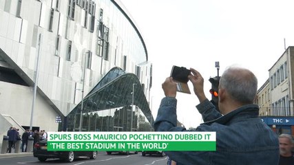 Fans hail Tottenham's new stadium