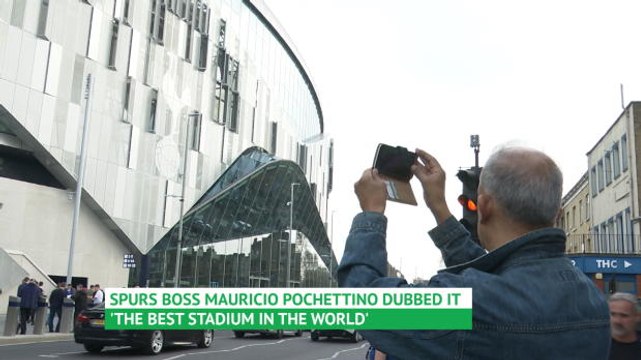 Fans hail Tottenham's new stadium