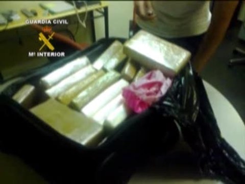 Detienen a un copiloto con 42 kilos de cocaína