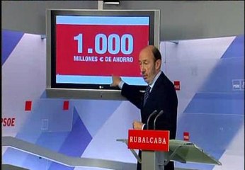Rubalcaba propone sustituir las Diputaciones por "consejos de alcaldes"