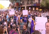 Centenares de personas participan en la manifestación laica en Madrid