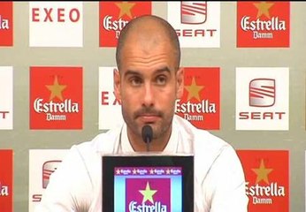 Guardiola: "Intentamos comportarnos como creo que tenemos que comportarnos"