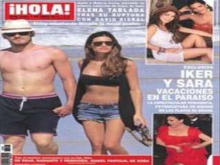 Sara e Iker portada de revista