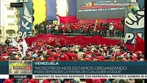 Venezuela: Se moviliza pueblo chavista en apoyo a su gobierno