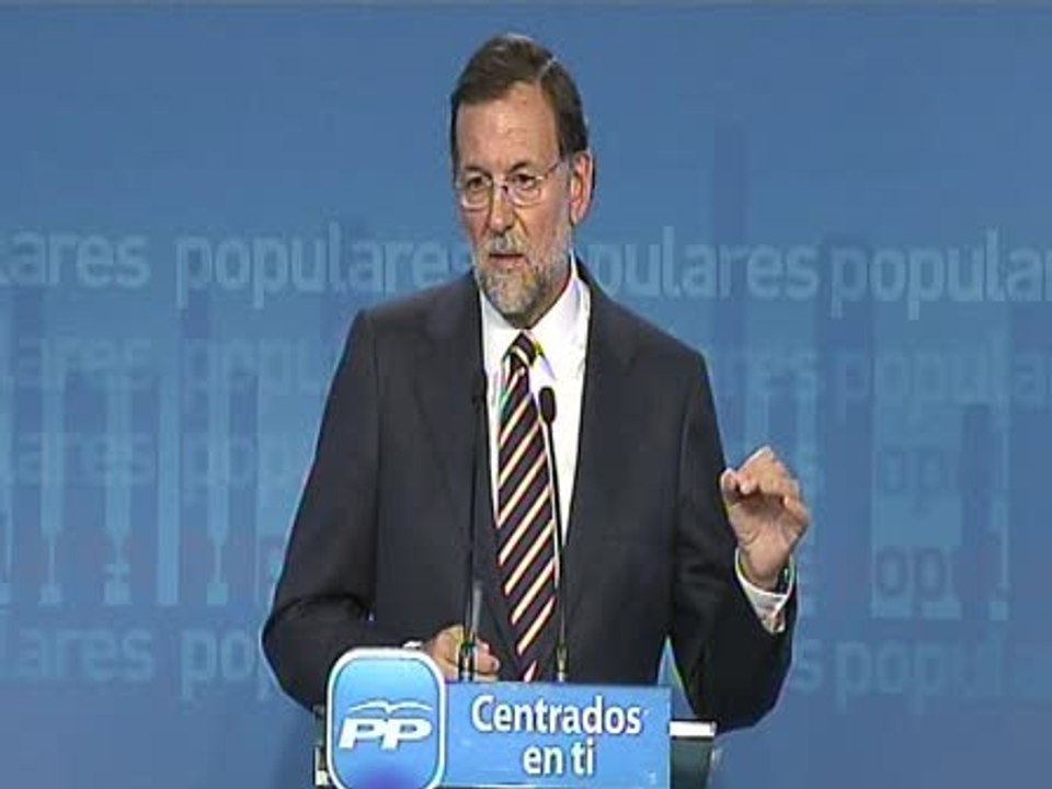Rajoy: "Hay que hacer un gran acuerdo entre PNV, PP y PSOE"