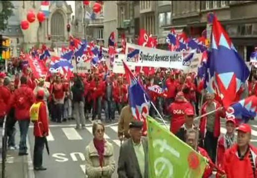 Euromanifestación contra los recortes