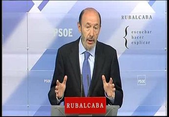 Download Video: Rubalcaba pide a empresarios y sindicatos un pacto 