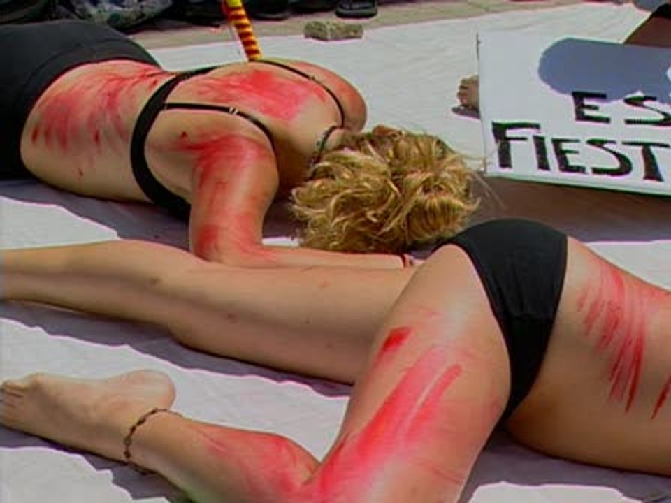 Performance de antitaurinos en Badajoz