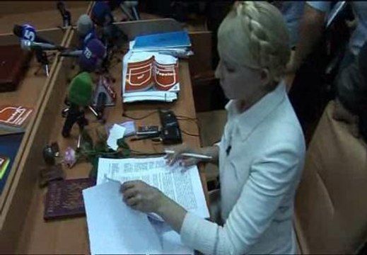 Juzgan a Yulia Timoshenko