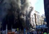 Espectacular incendio en Cádiz