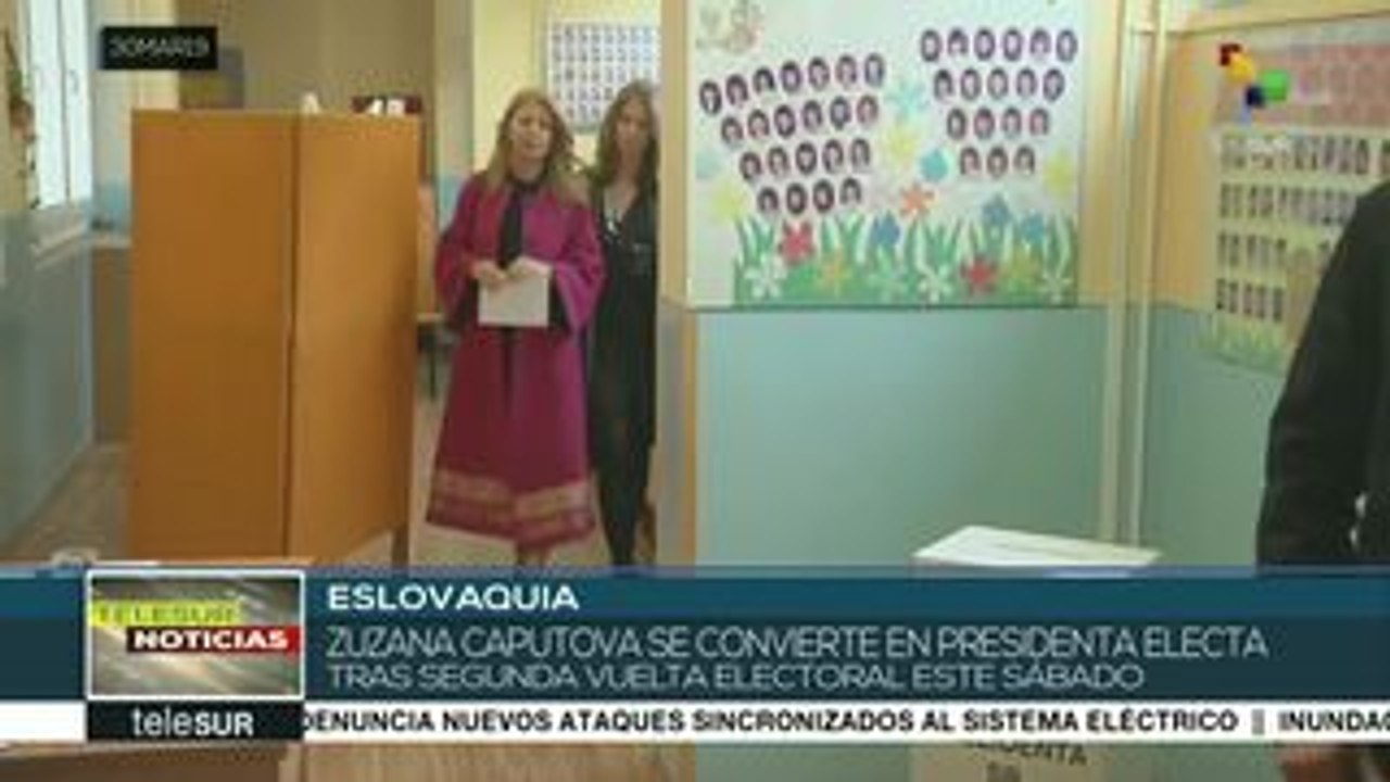 Zuzana Caputova se convierte en la 1ra mujer presidenta de Eslovaquia