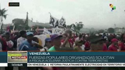 Fuerzas populares solicitan acelerar la justicia contra terroristas