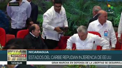 Nicaragua: 8a Cumbre de la AEC se proclama por fin del bloqueo a Cuba