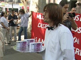 El ayuntamiento de Sevilla, escenario de protesta