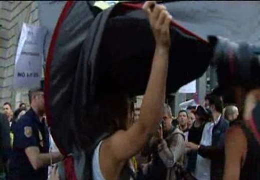 Burla a la Policía frente al Congreso