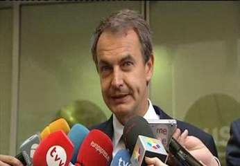 Zapatero acude a ver al Rey y dice que está "fenomenal"