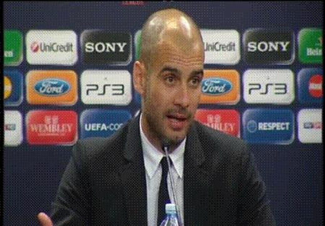 Guardiola: "Es un privilegio entrenar este tipo de jugadores".