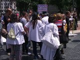 Estudiantes catalanes se unen a los concentrados de Barcelona