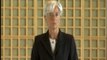 Lagarde se postula para presidir el FMI