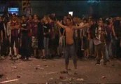 Más de un centenar de heridos en las celebraciones de la Champions en Barcelona