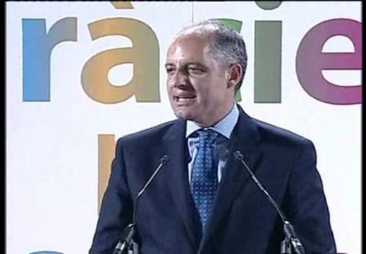 Camps y Rita Barberá celebran su rotunda victoria en Valencia