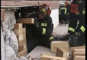 Bomberos de Madrid ayudan en la tragedia de Lorca