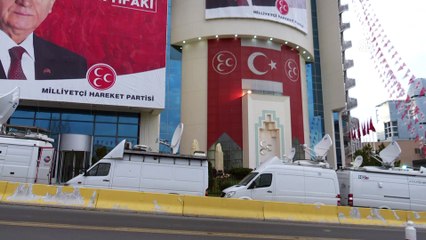 MHP'liler seçim sonuçlarını bekliyor - ANKARA