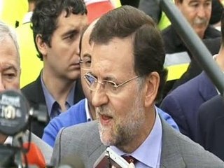 Rajoy: "La gente en Lorca tiene un comportamiento ejemplar"