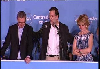 Rajoy: "Mañana me voy a poner a trabajar para recuperar España y su economía"