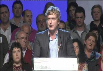 Bildu celebra su mitin central en Pamplona