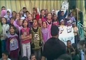 Niños sirios en contra del gobierno