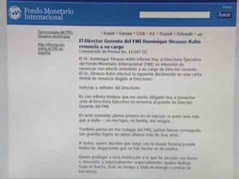 Dominique Strauss-Kahn dimite