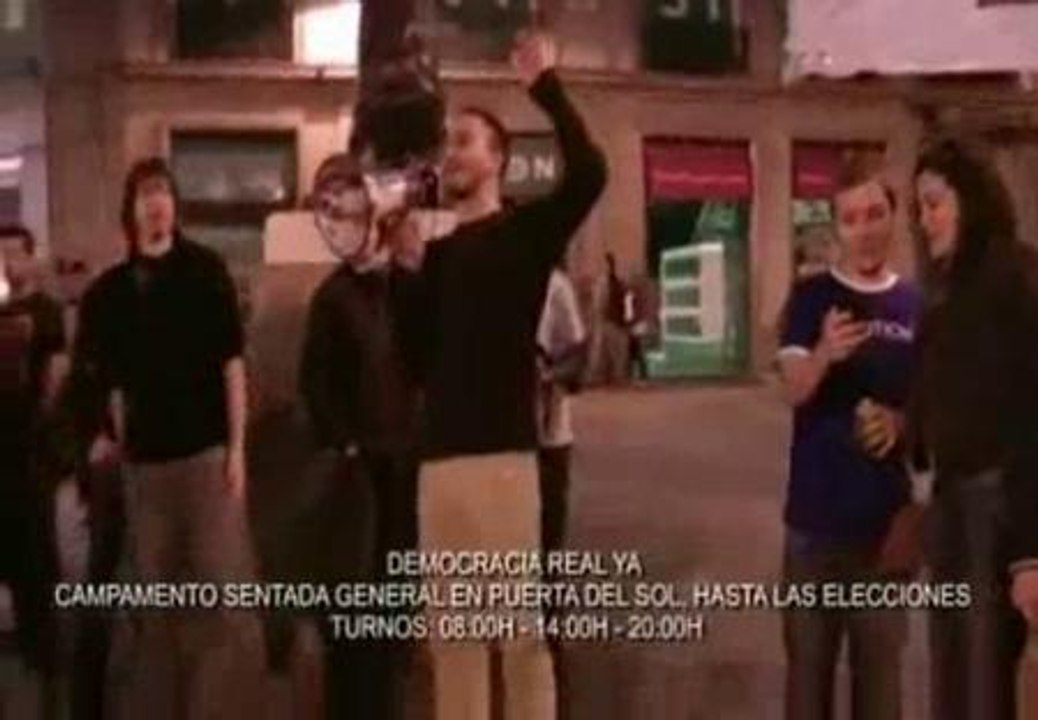 Sentada reivindicativa contra el sistema y las consecuencias de la crisis